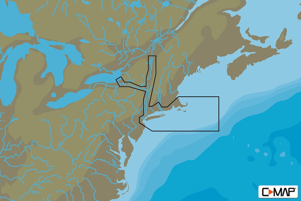 C-MAP NA-Y940 : Cape Cod  Long Island   Hudson River