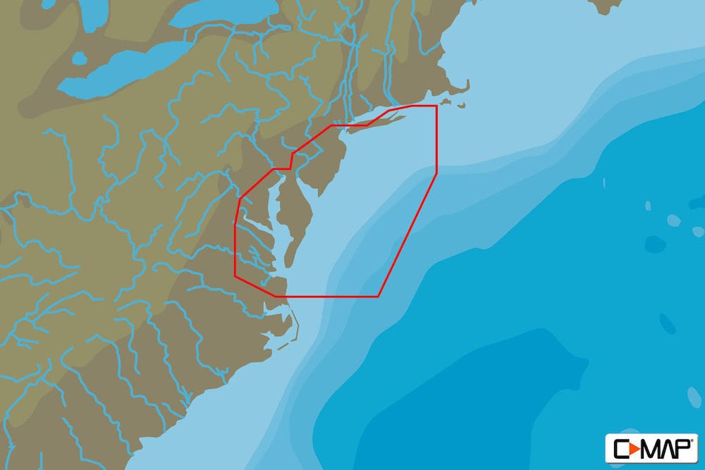 C-MAP NA-Y941 - Block Island To Norfolk - MAX-N+ - AMER - Local