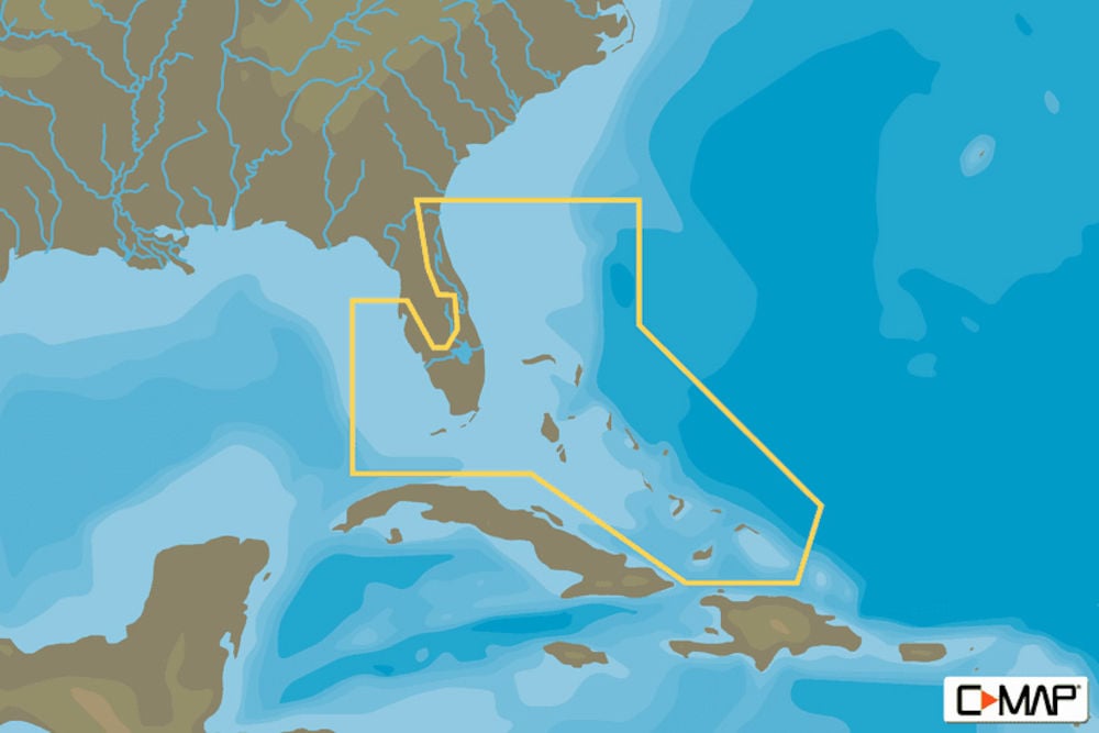 C-MAP NA-Y943 - Florida And The Bahamas - MAX-N+ - AMER - Local