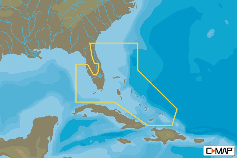 C-MAP NA-Y943 : Florida and The Bahamas