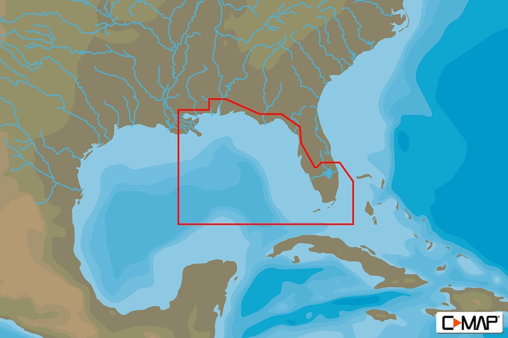 C-MAP NA-Y944 : St. Lucie Inlet to New Orleans