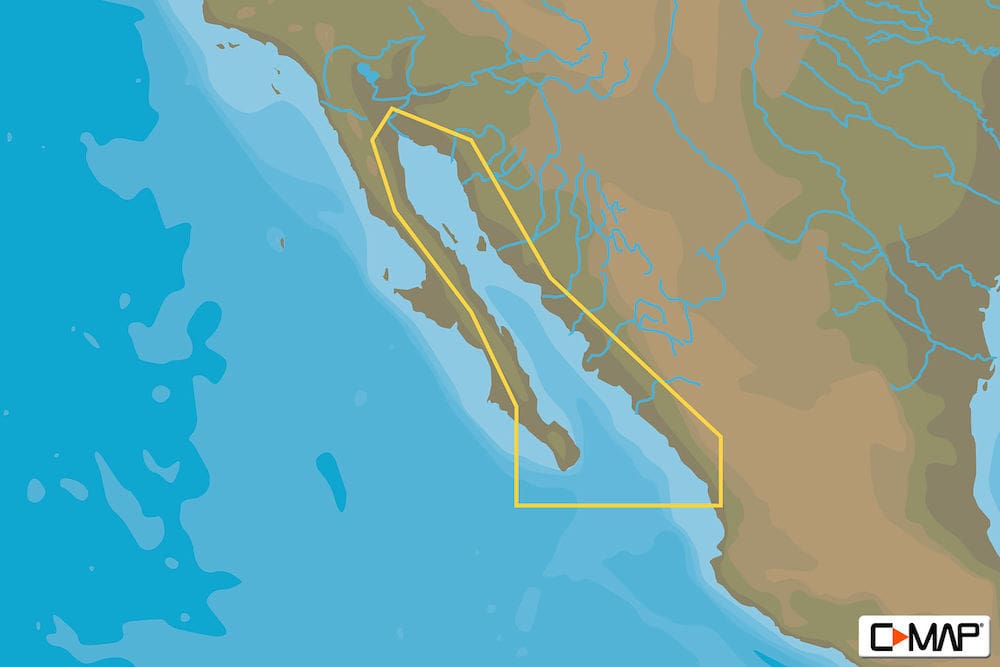 C-MAP NA-Y950 : Gulf of California  Mexico