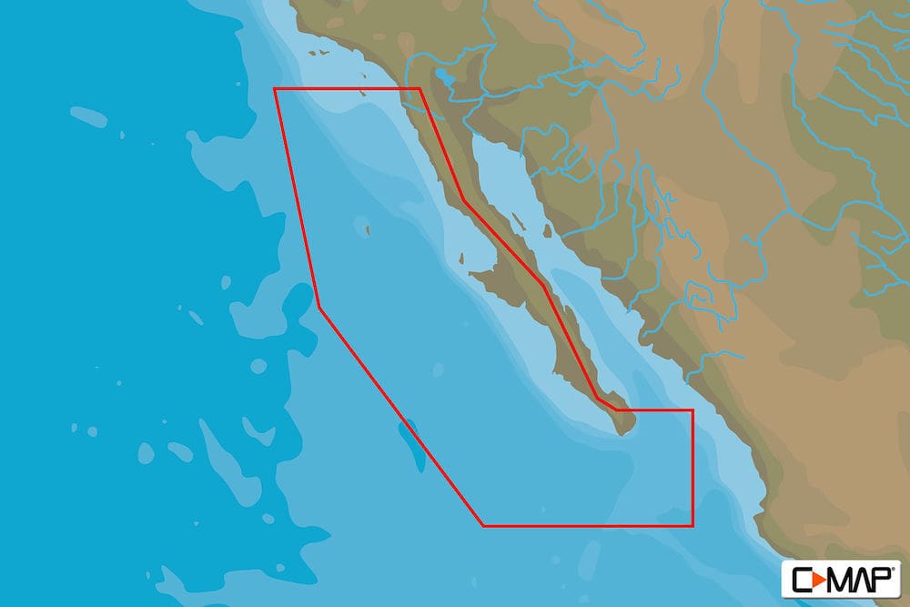 C-MAP NA-Y951 : Cabo San Lucas  MX to San Diego  CA