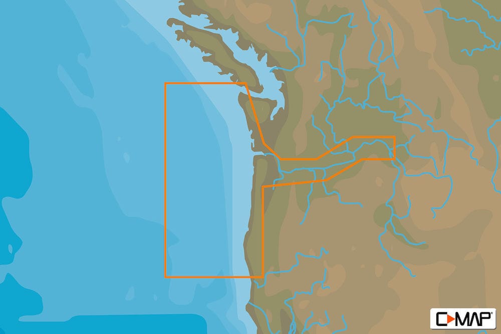 C-MAP NA-Y954 : Cape Blanco to Cape Flattery