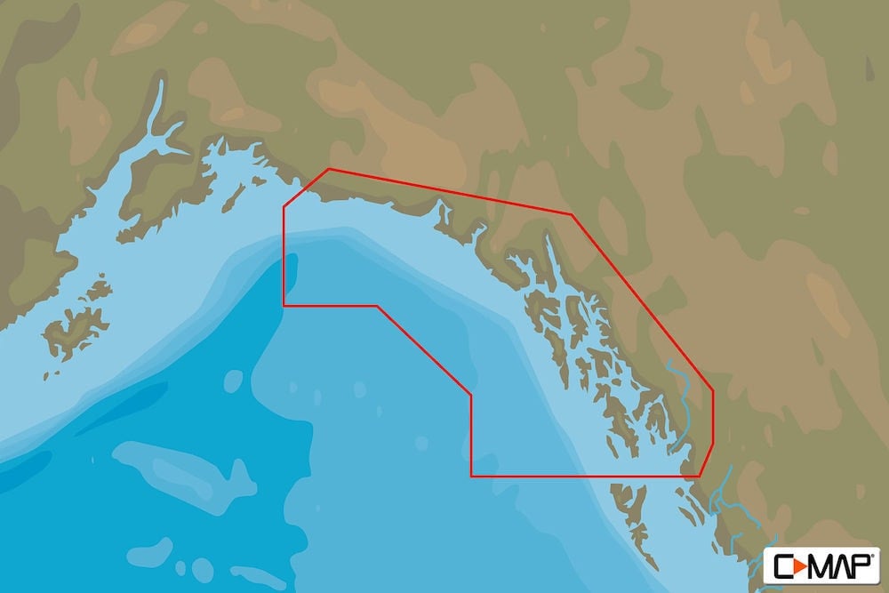 C-MAP NA-Y959 : Dixon Entrance to Cape St. Elias