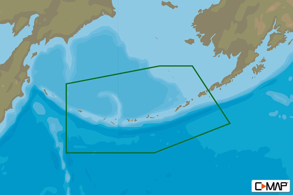 C-MAP NA-Y962 : Unimak Pass to Attu Island