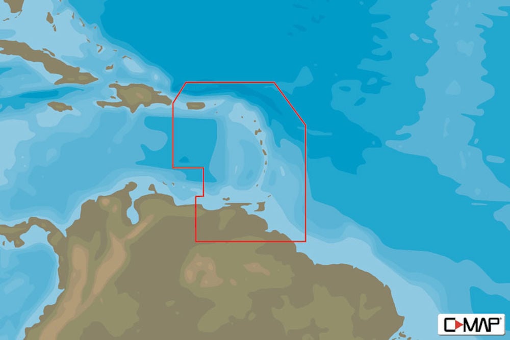 C-MAP NA-Y964 - Puerto Rico To Rio Orinoco - MAX-N+ - AMER - Local