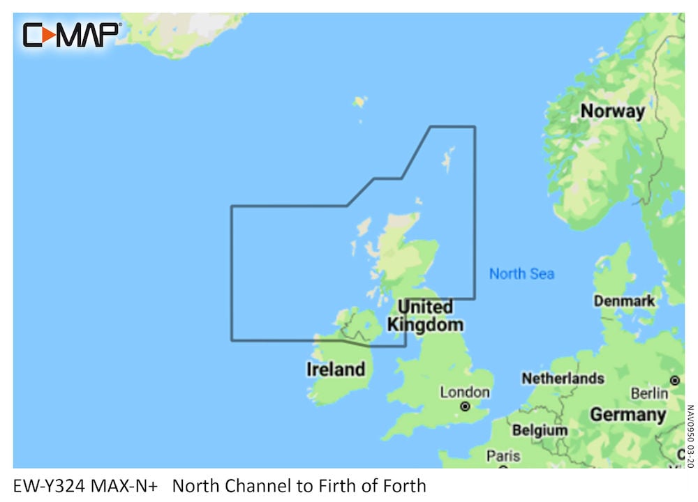 C-MAP NORTH CHANNEL TO FIRTH OF FORTH-MAX-N+