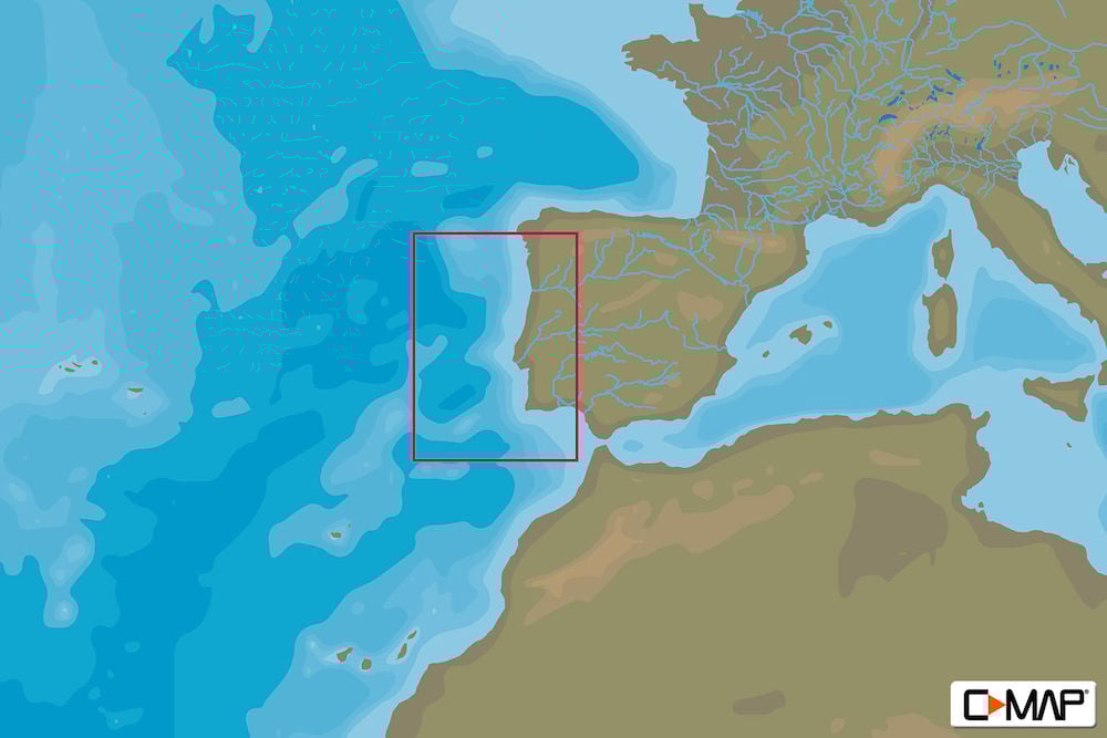 C-MAP PORTUGAL AND GALICIA-MAX-N