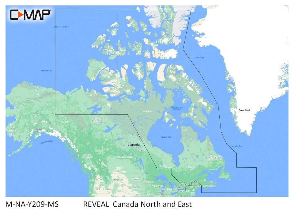 C-MAP Reveal Canada North & East