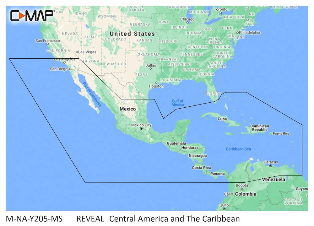 C-MAP Reveal Central America & Caribbean