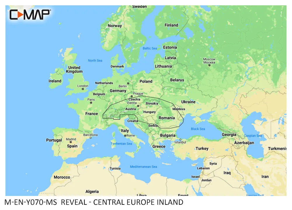 C-MAP Reveal Central Europe