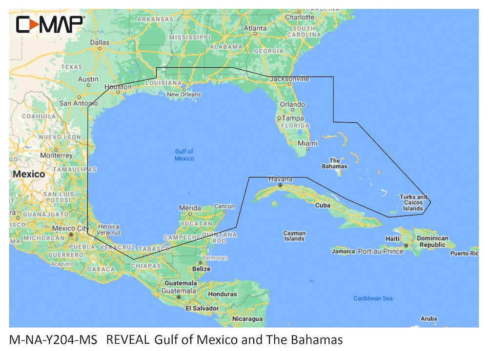 C-MAP Reveal Gulf of Mexico & THE Bahamas