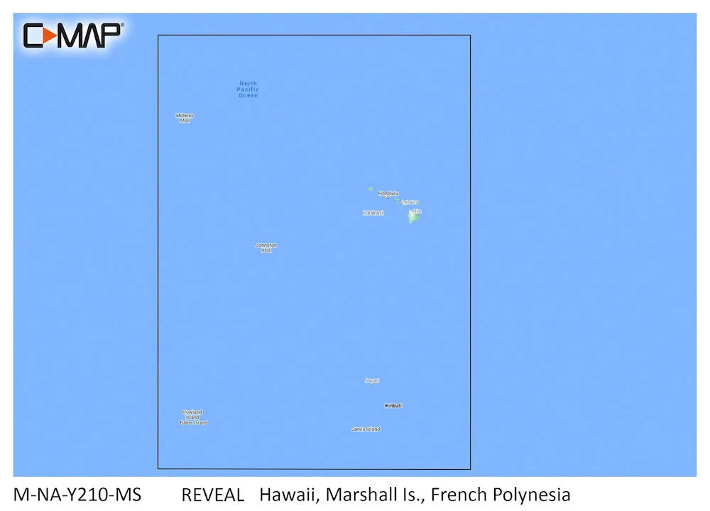 C-MAP Reveal HAWAII, Marshall IS &