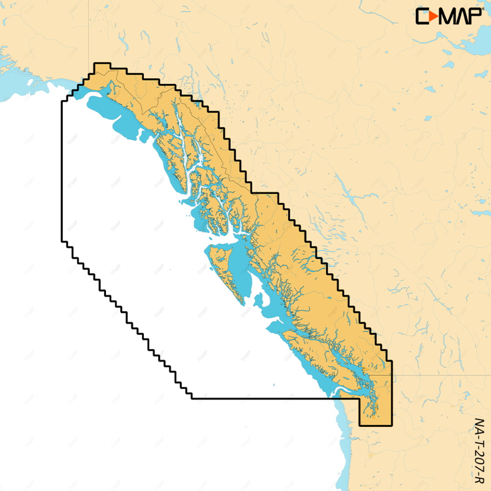 C-MAP Reveal X British Columbia and Puget Sound