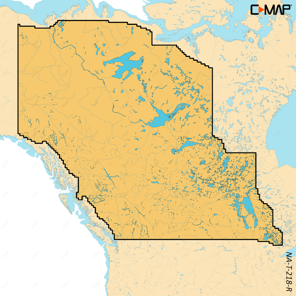 C-MAP Reveal X Canada West Lakes