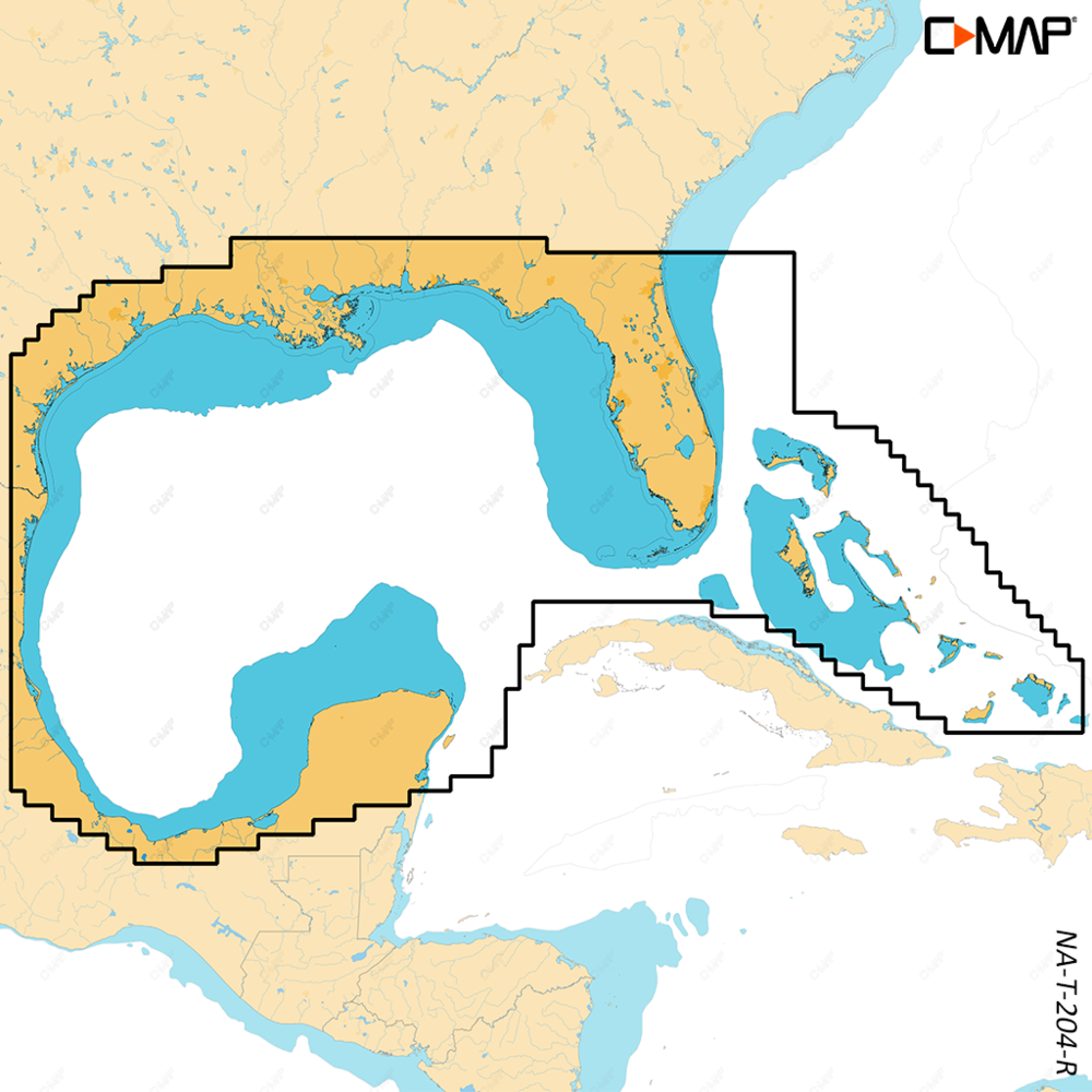 C-MAP Reveal X Gulf of Mexico and Bahamas