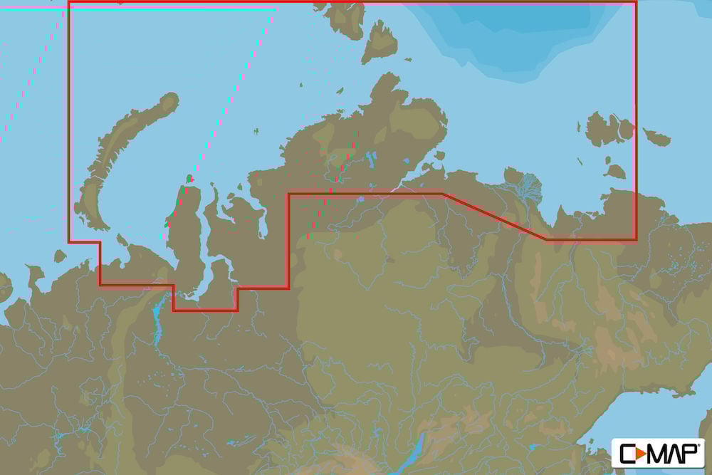 C-MAP RS-N203 : Russian Federation North Central