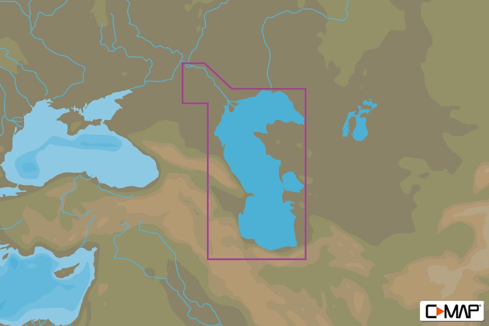 C-MAP RS-N215 : Volgograd-Astrakhan And Caspian Sea