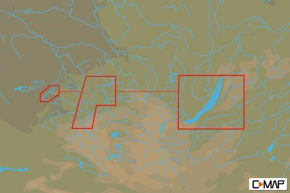 C-MAP RS-N217 : Baykal And Siberian Lakes