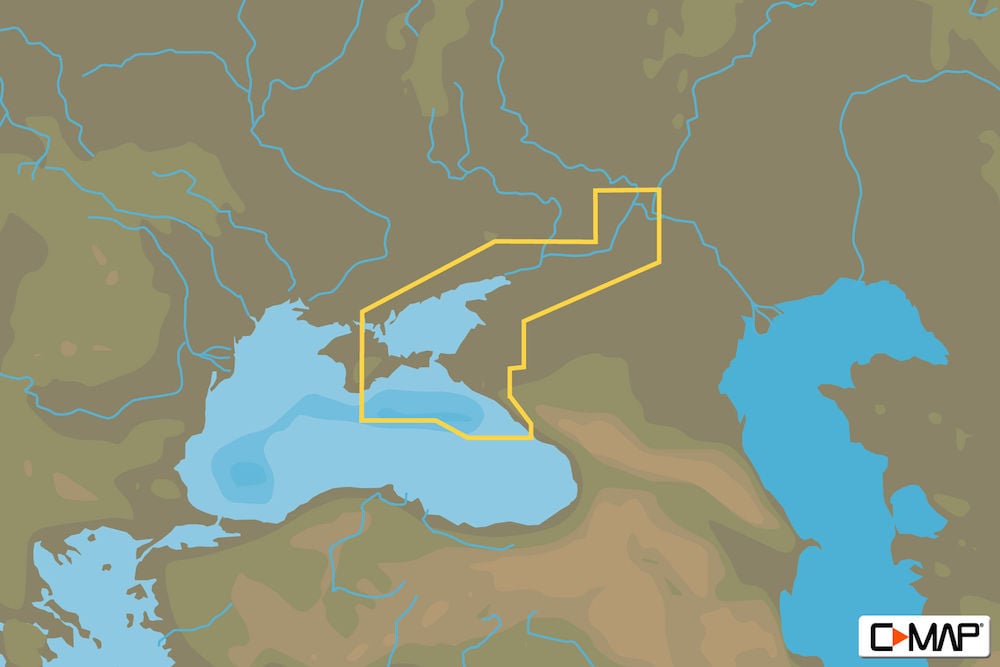 C-MAP RS-N235 : Volgo-Don And Azov Sea