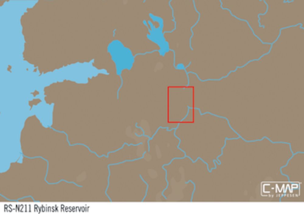 C-MAP RS-Y211 : Rybinsk Reservoir