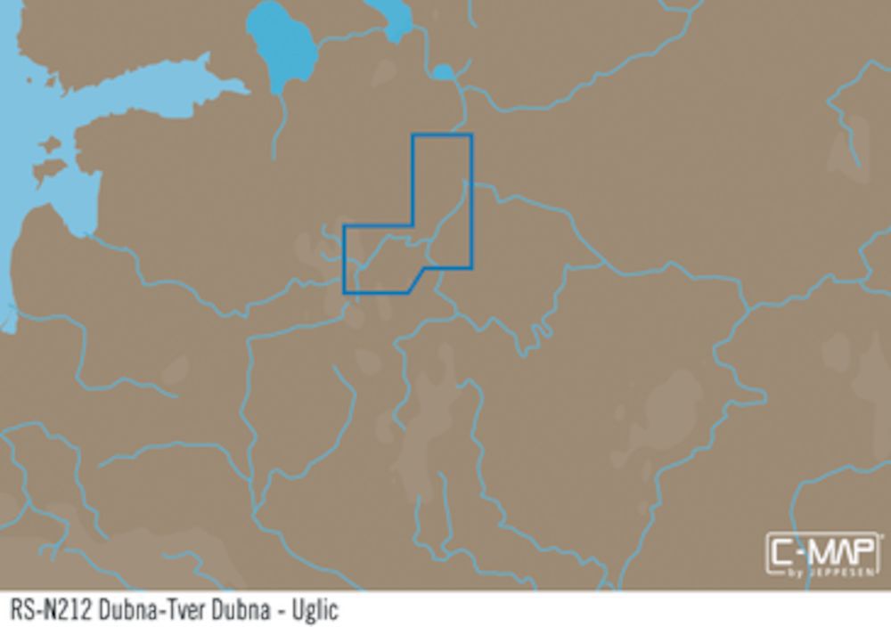 C-MAP RS-Y212 : Tver- Rybinsk