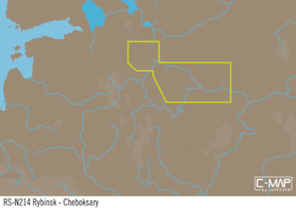 C-MAP RS-Y214 : Rybinsk-Cheboksary