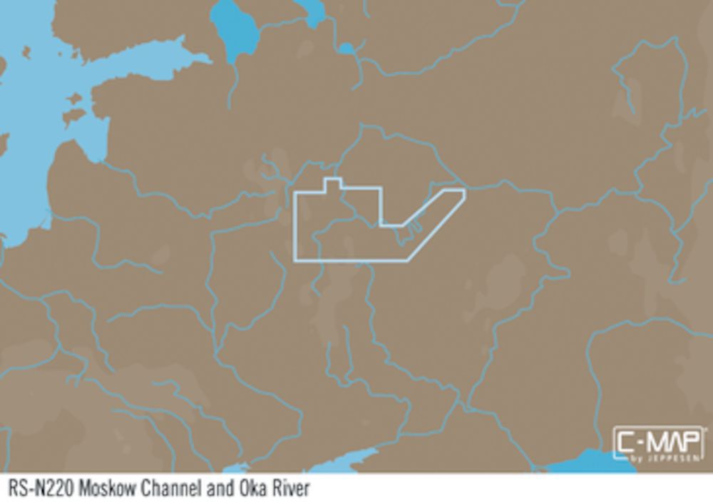 C-MAP RS-Y220 : Moscow Channel and Oka River
