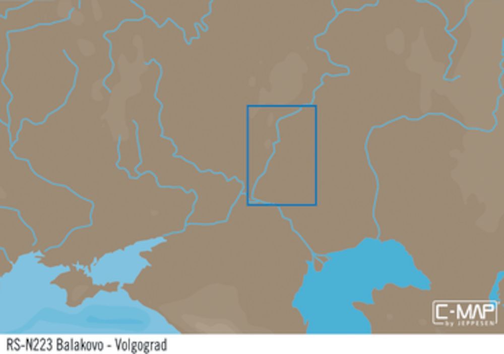 C-MAP RS-Y223 : Balakovo-Volgograd