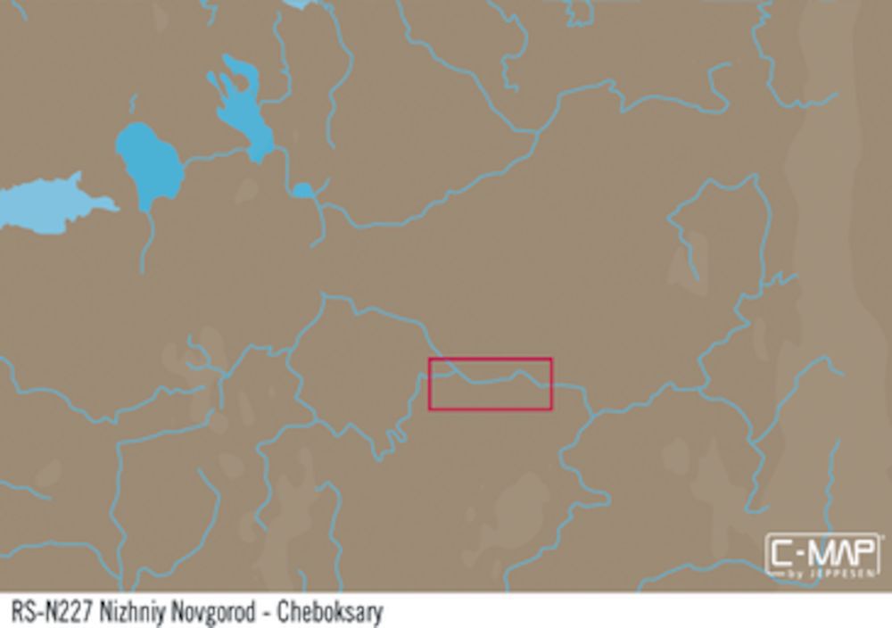 C-MAP RS-Y227 : Nizhniy Novgorod-Cheboksary