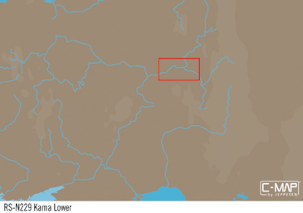 C-MAP RS-Y229 : Kama Lower