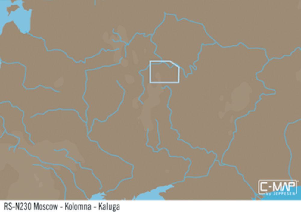 C-MAP RS-Y230 : Moscow-Kolomna-Kaluga