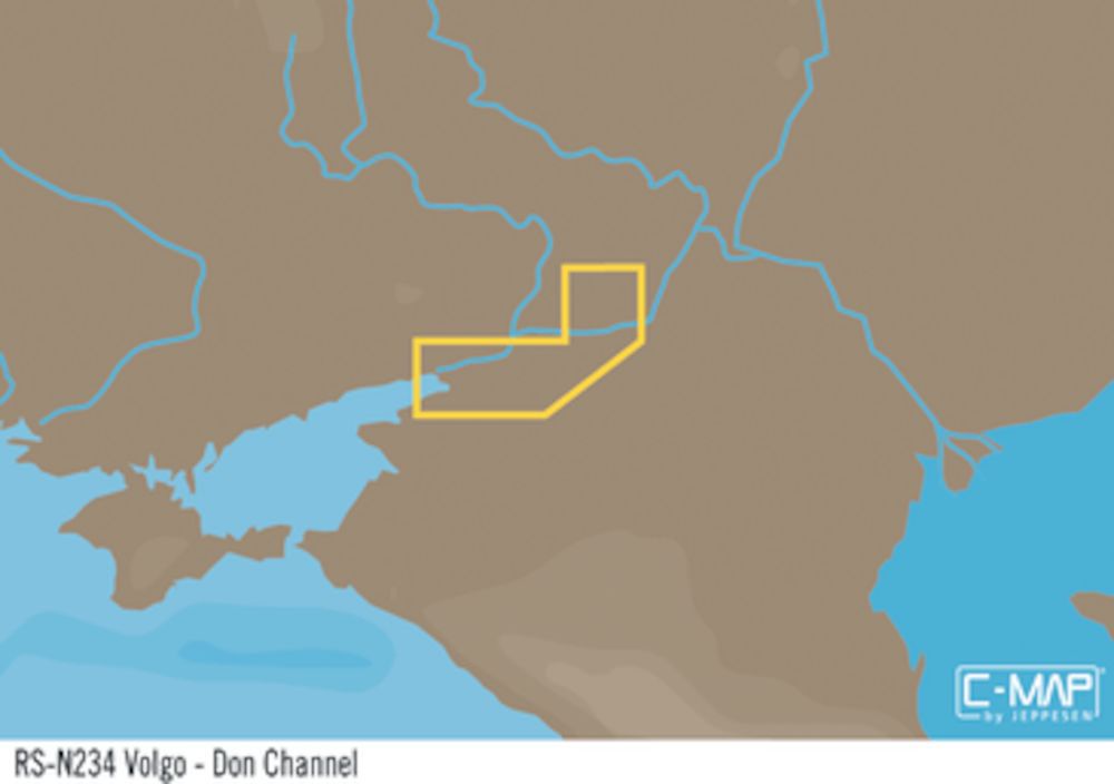 C-MAP RS-Y234 : Volgo-Don Channel