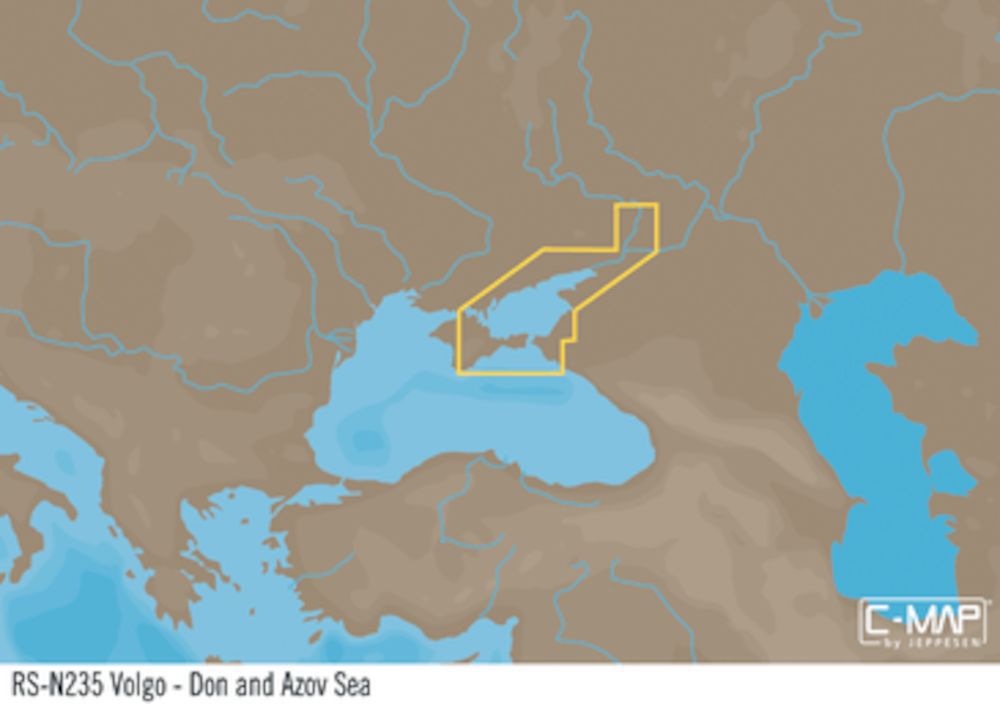 C-MAP RS-Y235 : Volgo-Don and Azov Sea