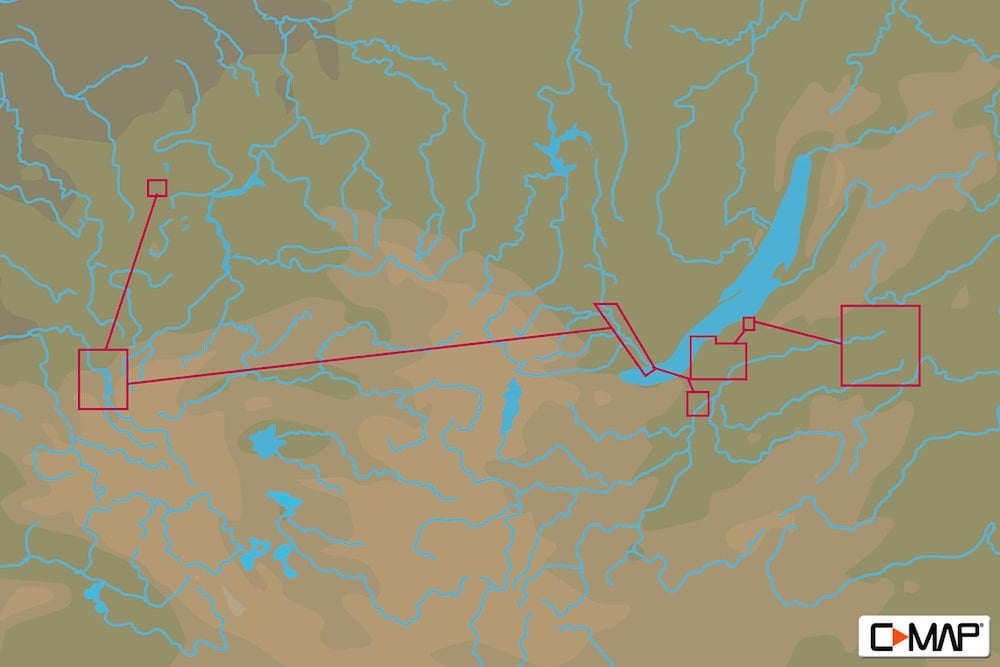 C-MAP RS-Y238 : Siberian Lakes