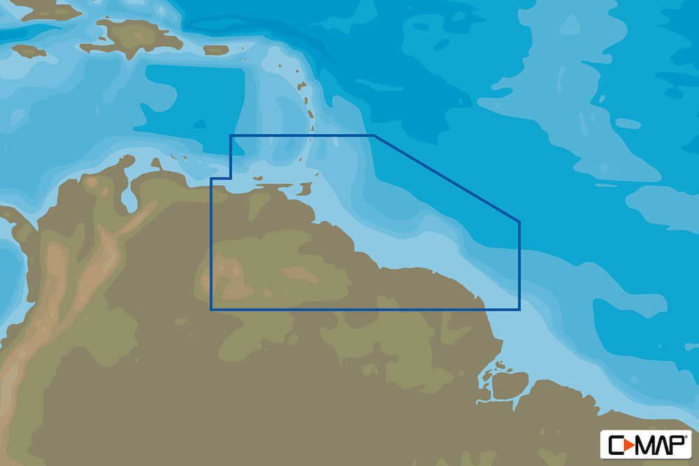 C-MAP SA-Y902 - Isla De Margarita To Rio Oiapoque - MAX-N+ - South America - Local