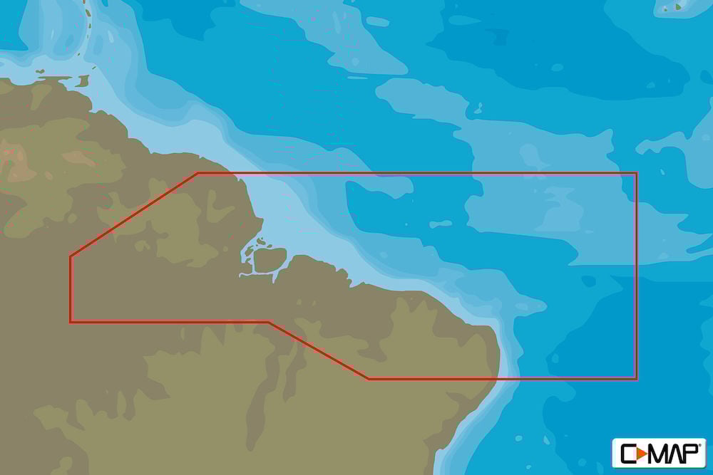 C-MAP SA-Y904 - Rio Oiapoque To Recife - MAX-N+ - South America - Local