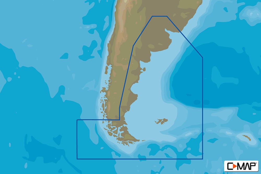 C-MAP SA-Y907 - Rio De La Plata To Cape Horn - MAX-N+ - South America - Local