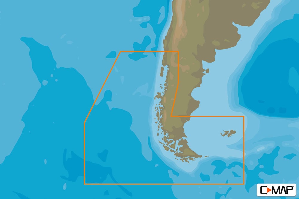 C-MAP SA-Y908 - Cape Horn To Rio Valdivia - MAX-N+ - South America - Local