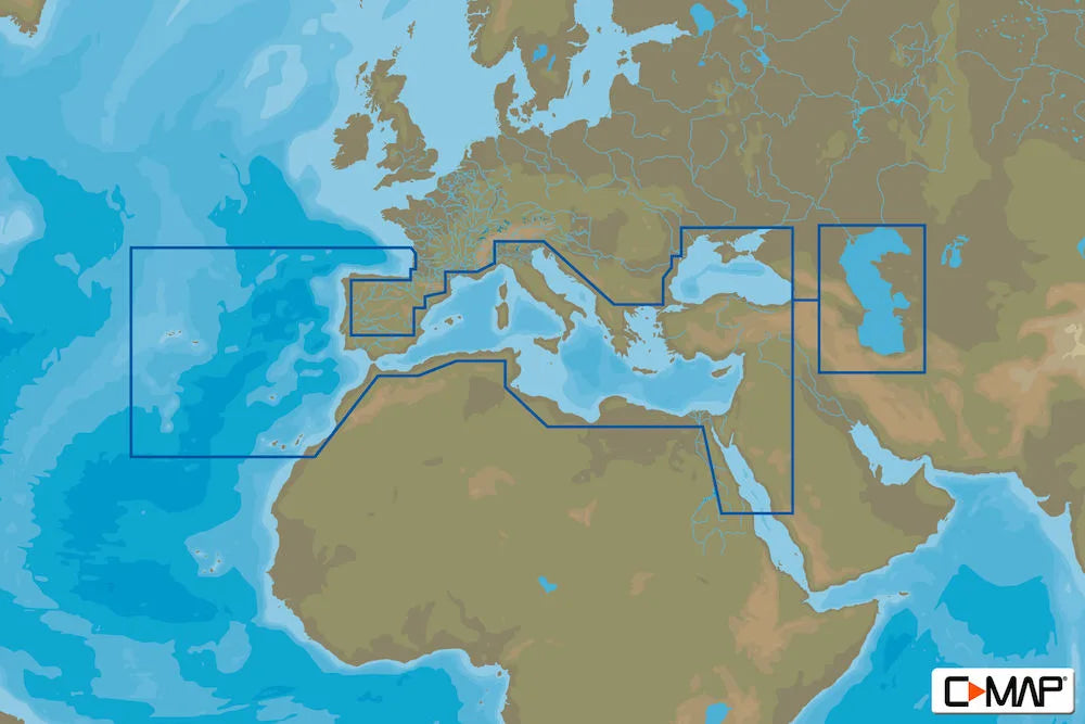 C-MAP Southern Europe CONTINENTAL-4D