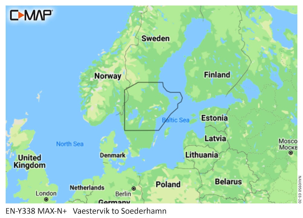 C-MAP VAESTERVIK - SOEDERHAMN-MAX-N+