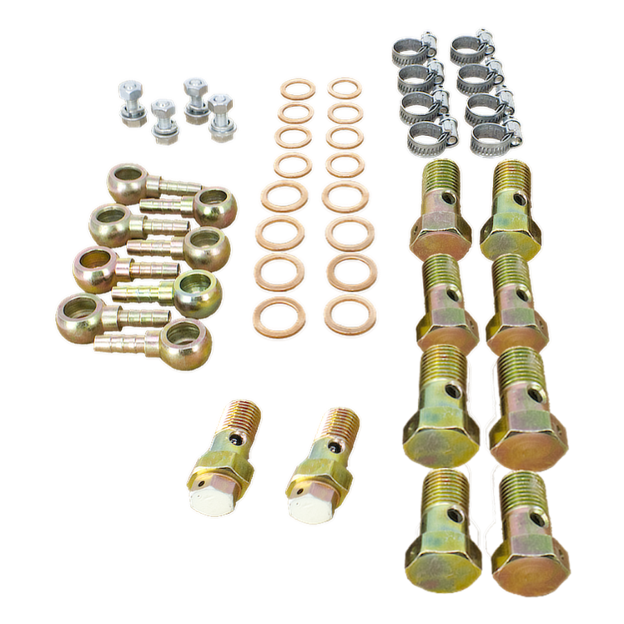 SmartFlex Diesel Flow Meter Mounting Kit: 500 Dual (10mm fuel hose)