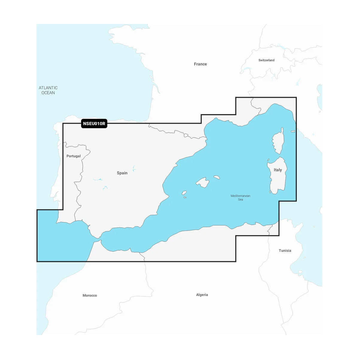 GARMIN Navionics Vision+ | Spain, Mediterranean Coast (chart code NVEU010R) microSD/SD card