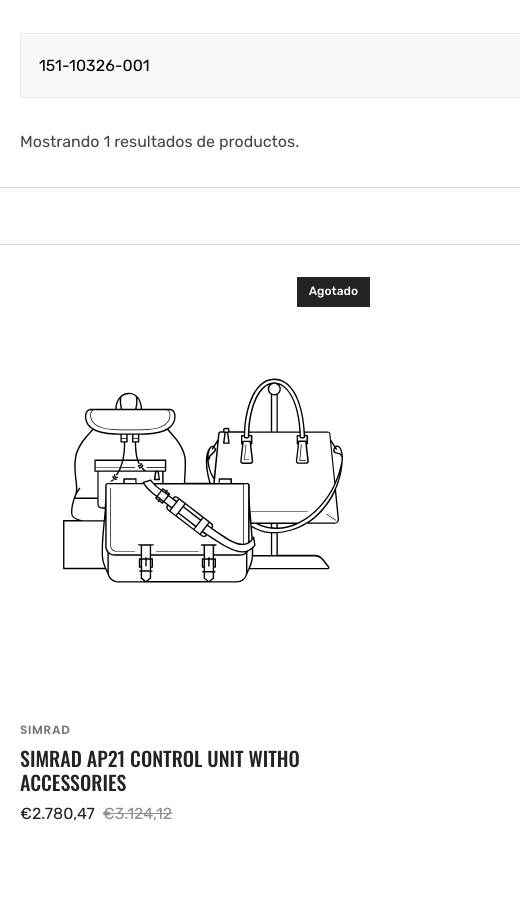 Simrad AP21 CONTROL UNIT withO ACCESSORIES
