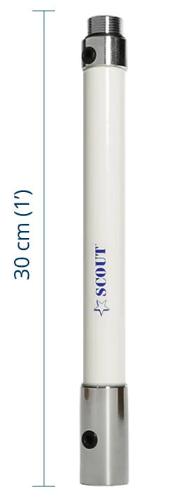 Extension mast 0,3 m (1′) length 1