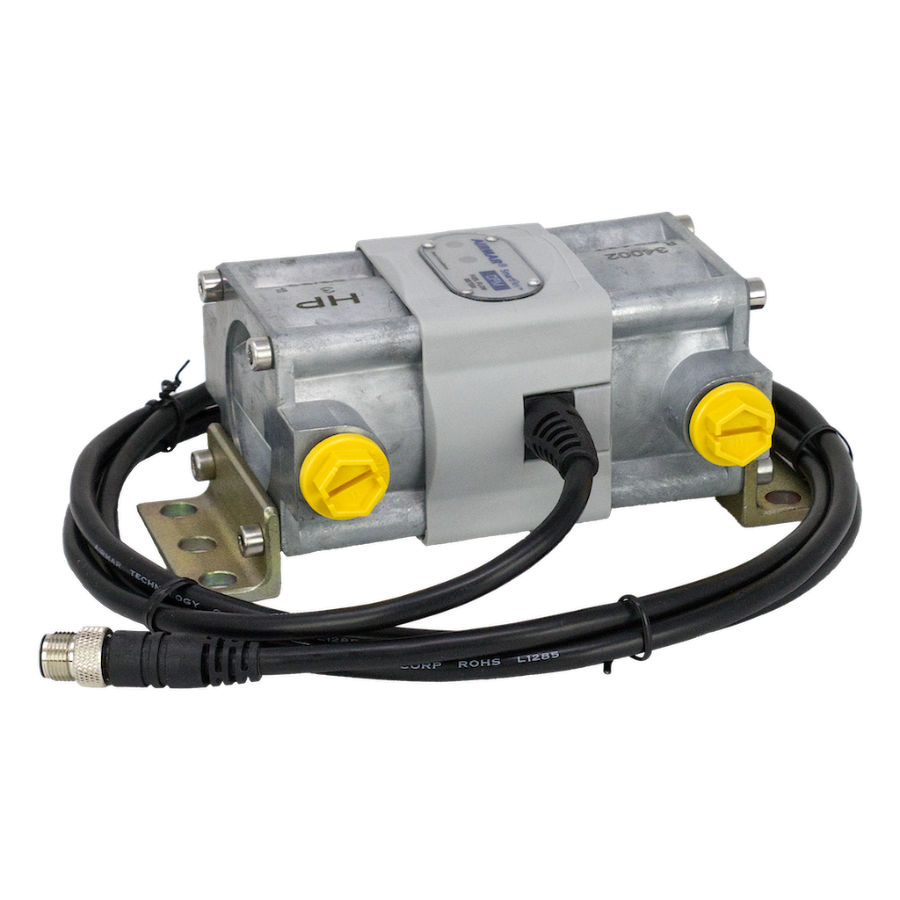SmartFlex Diesel Flow Meter, 100-600 LPH, Dual-Chamber, Alloy Housing, Threaded Connections
