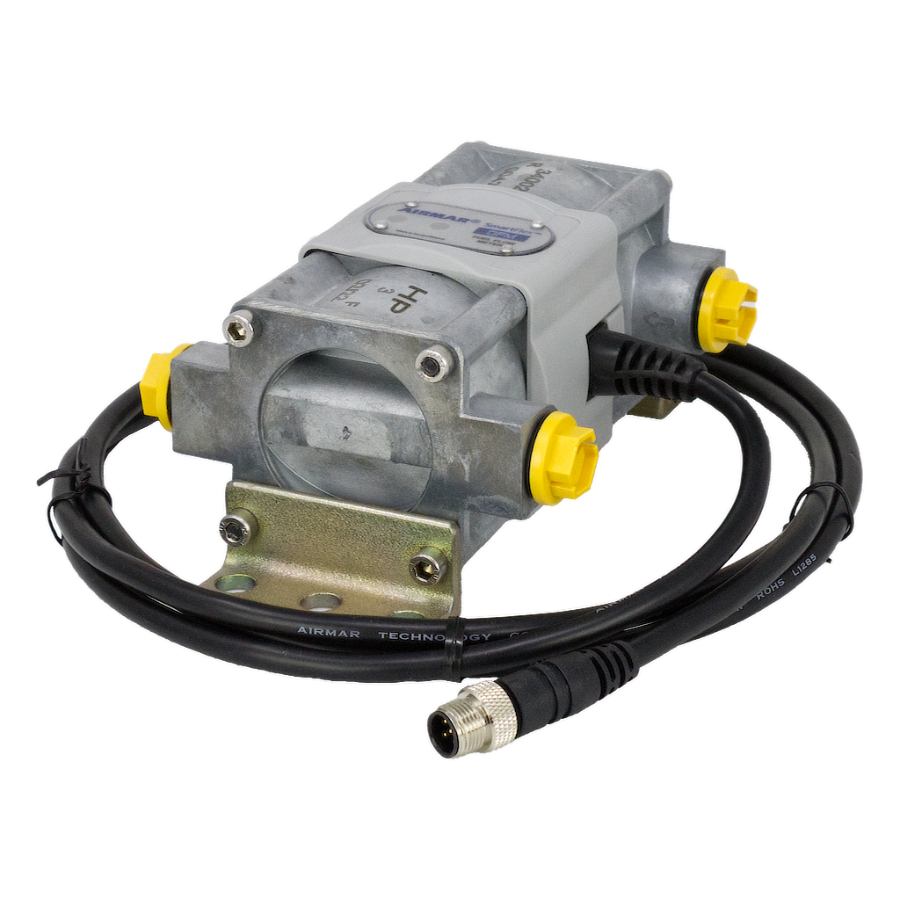 SmartFlex Diesel Flow Meter, 100-600 LPH, Dual-Chamber, Alloy Housing, Threaded Connections