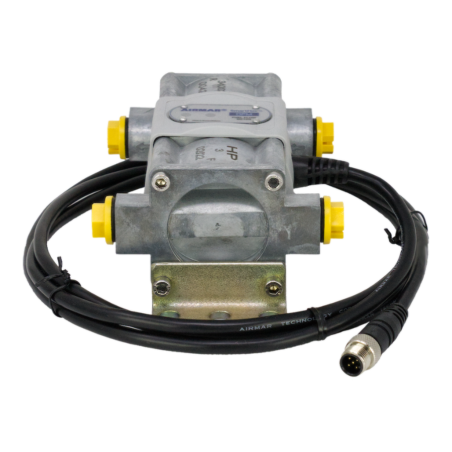 SmartFlex Diesel Flow Meter, 100-600 LPH, Dual-Chamber, Alloy Housing, Threaded Connections
