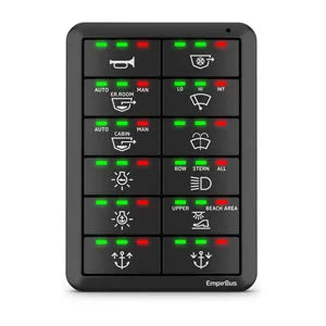 Garmin EmpirBus SP8 and SP12 switches